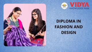 Diploma in Fashion Design Courses | Fashion Institute and Technology