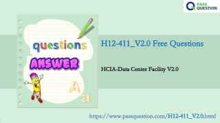 HCIA-Data Center Facility V2.0 H12-411_V2.0 Questions and Answers