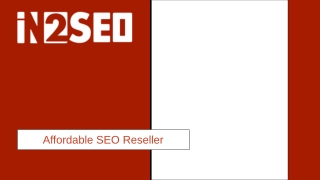 Affordable SEO Reseller - In2SEO