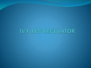 IV FLOW REGULATOR