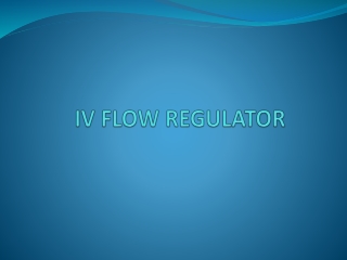 IV FLOW REGULATOR
