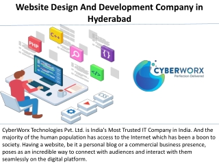 Website Design And Development Company in Hyderabad