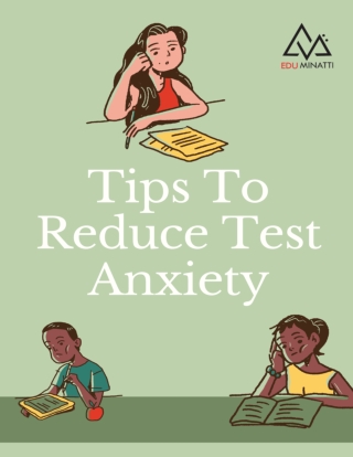 Tips to reduce anxity