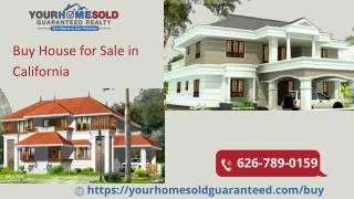 Buy House for Sale in California | Reasonable Price - Your Home Sold Guaranteed