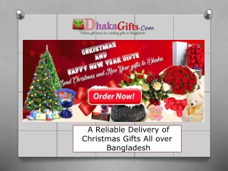 Christmas Flowers and Gifts in Bangladesh