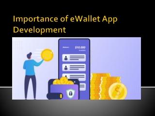 Importance of eWallet App Development