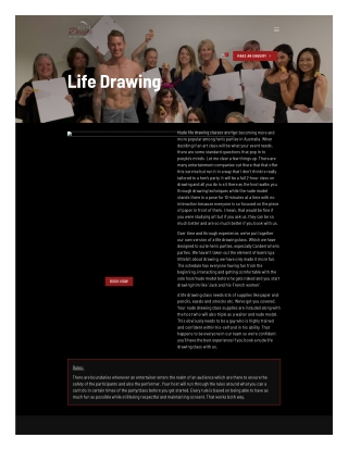 Life Drawing Classes Canberra