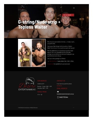 G-string Waitress Canberra