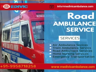 Emergency Ambulance Service in Kidwaipuri & Kurji, Patna by Medivic