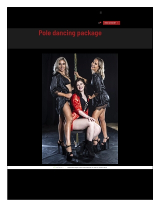Canberra Pole Dancing Packages