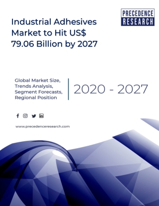 Industrial Adhesives Market Size Worth Around USD 79.06 Billion by 2027