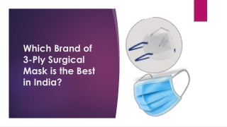 Which Brand of 3-Ply Surgical Mask is the