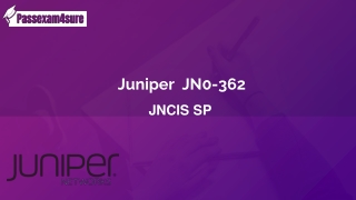 Where can I get 2021  Juniper JN0-362 Dumps Study Material?