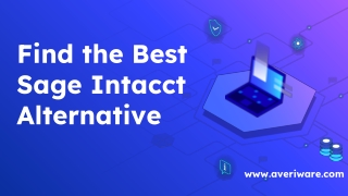 Find the Best Sage Intacct Alternative