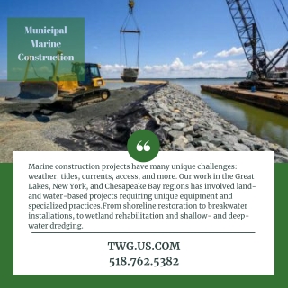 Municipal Marine Construction