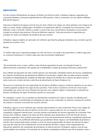 BRADESCO SEGUROS A ALTERNATIVA MAIS ECONÔMICA E RENTÁVEL PARA SEU SEGURO AUTO.