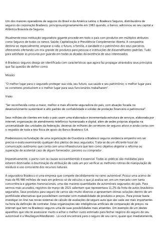 BRADESCO SEGUROS A ALTERNATIVA MAIS ECONÔMICA E RENTÁVEL PARA SEU SEGURO AUTO.