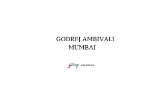 Godrej Properties Ambivali Mumbai Brochure