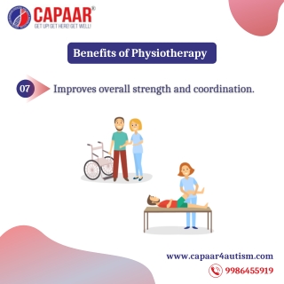 Few Physiotherapy benefits - Best Physiotherapy Centres in Bangalore - CAPAAR