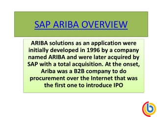 SAP Ariba Procurement Training | Sap Ariba Training Material | Ariba Training On