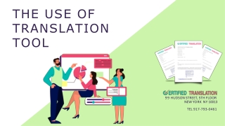 The Use of Translation Tool