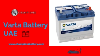 varta battery uae