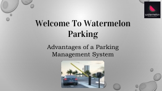 Advantages of a Parking Management System