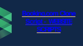 Best Readymade Booking Clone Script - SCRIPTSTORE.IN