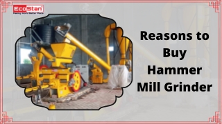 Basic Reasons to Buy Hammer Mill Grinder!