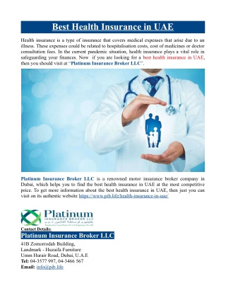 Best Health Insurance in UAE
