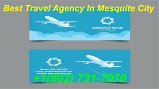Best Travel Agency In Mesquite City