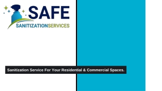 Office Sanitization Services - Safe Sanitization Services