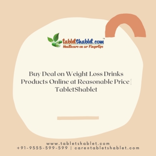 Buy Deal on Weight Loss Drinks Products Online at Reasonable Price | TabletShabl