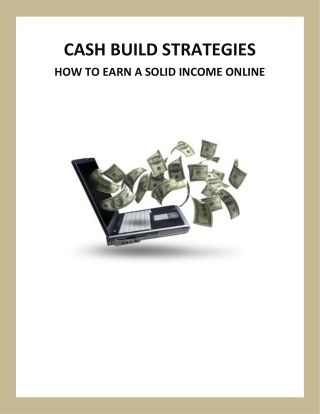 Cash Building Strategies
