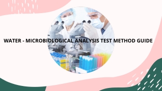 Microbiological Analysis Test Method Guide