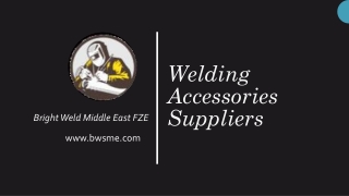 Welding Accessories Suppliers