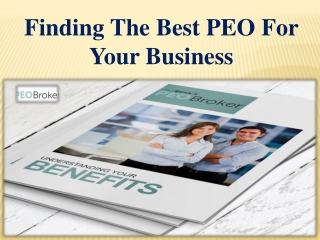 Finding The Best PEO For Your Business