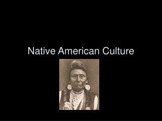 Native American Culture