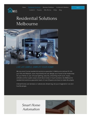 Melbourne Residential Solutions Specialist