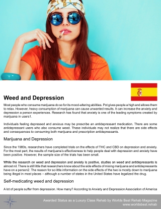 The Link Between Weed and Depression
