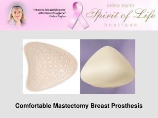 Comfortable Mastectomy Breast Prosthesis