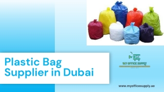 Plastic Bag Supplier in Dubai