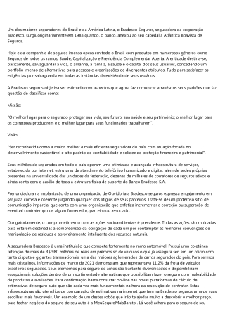 BRADESCO SEGURO AUTO, UMA ALTERNATIVA GARANTIDA COM O CUSTO JUSTO.