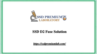 Get SSD D2 Fuse Solution Online