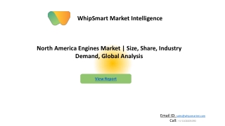 North America Engines Market Opportunities, Trends & Forecast 2021 - 2027