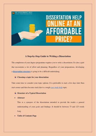 A Step-by-Step Guide to Writing a Dissertation-converted