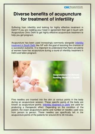 Infertility Treatment in South Delhi