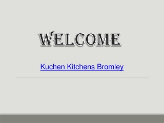 Top Quality Service for Kitchen Installations in Widmore