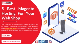 5 Best Magento Hosting For Your Web Shop