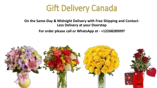 Buy Online Mixed Flower Bouquets Delivery in Canada | Gift Delivery Canada| Free